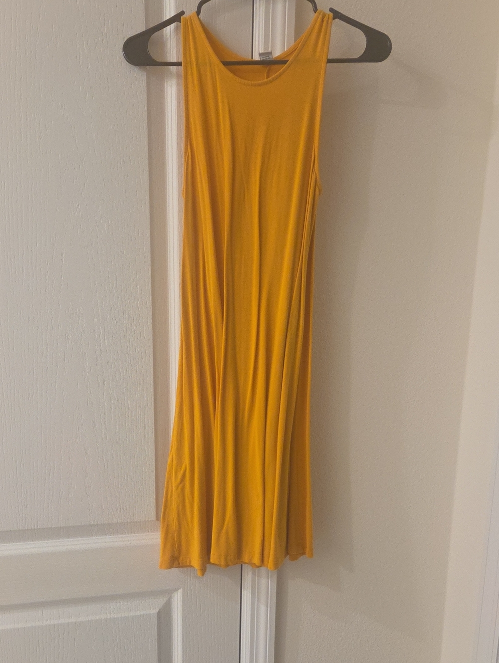 Sleeveless Mustard Yellow Maxi Dress